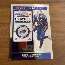 Zay Jones 2019 Panini Contenders #5 Championship Ticket /175 🦬 Bills