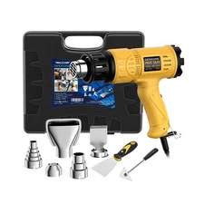 SEEKONE Heat Gun 1800W Heavy Duty Hot Air Gun Kit With Carry Case Variable Te...