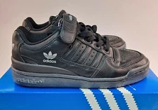 Adidas Forum Lo Youth Junior Sizes Triple Black Sneakers Girls Boy 385257 Womens