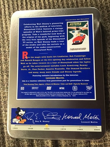 WALT DISNEY TREASURES DISNEYLAND USA 2001 2-DVD SET OOP SET - Picture 4 of 18