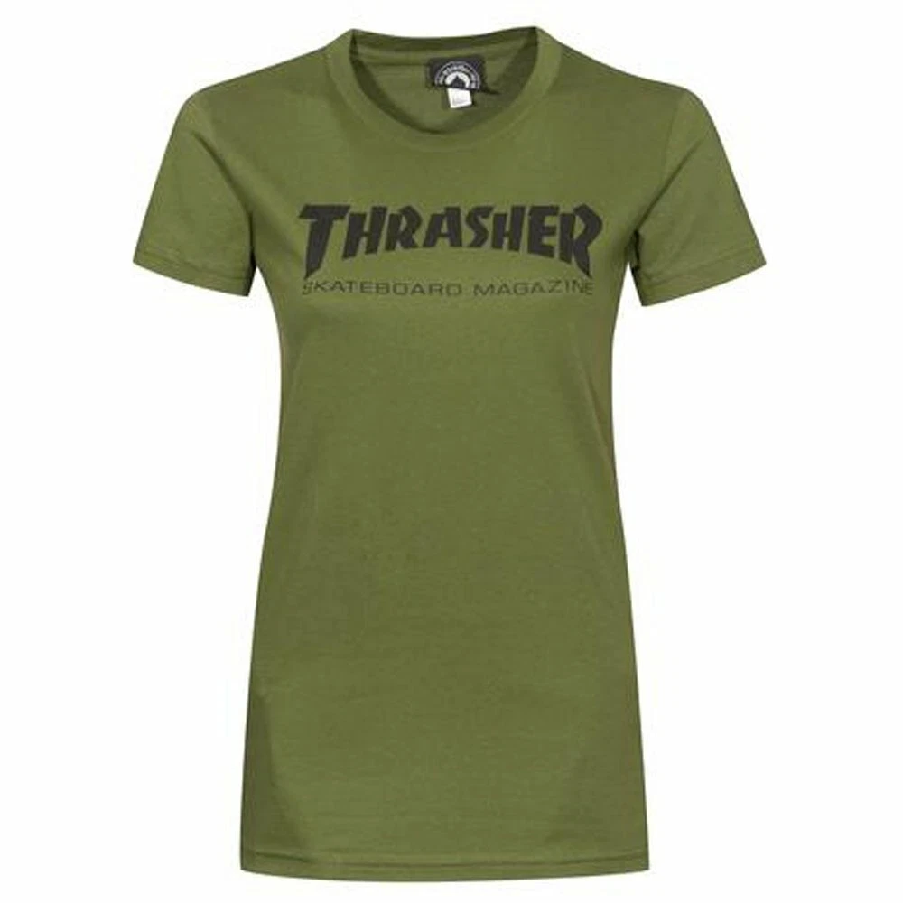 Thrasher Skate Mag Olive Girls