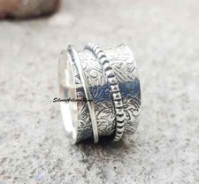 Spinner Ring, 925 Sterling Silver Ring, Meditation Ring, Silver Jewelry All Size