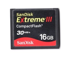 SanDisk Extreme III 16GB 30MB/s CF Compact Flash Camera Memory Card