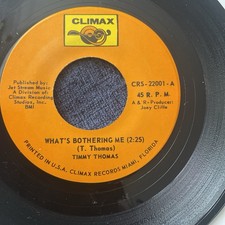 Northern soul Timmy Thomas 7” Vinyl Record