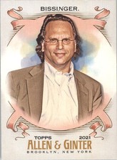2021 Topps Allen and Ginter #262 Buzz Bissinger - BB