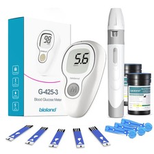 Blood Glucose Monitor Kit with 50/100pcs Strips and Lancets Home Diabetes Test