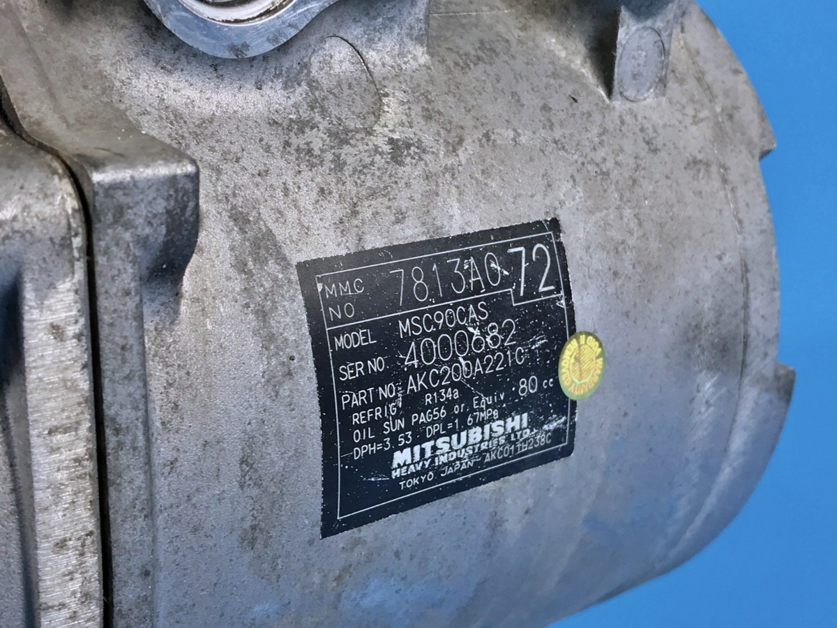2008-2010 Mitsubishi Lancer EVO X Ralliart A/C Compressor OEM