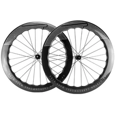 Carbon Road Bicycle Wheelset Disc Brake Clincher Wheels 700C, 6560mm Depth
