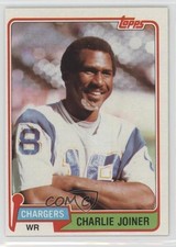 1981 Topps Charlie Joiner #496 HOF 0a5