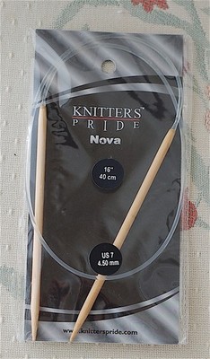Knitter's Pride Nova Size US 7 (4.50mm), 16''  (40 cm) Circular Knitting Needles