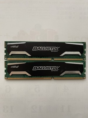 Crucial Ballistix Sport 16GB (8GBx2) DDR3 1600Mhz (PC3-12800)  Desktop Memory