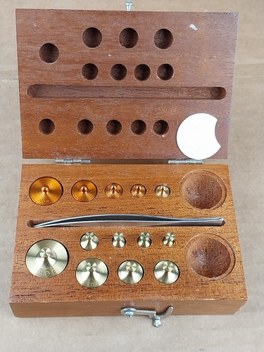 Christian Becker Scale Weights for Torsion Balance Scale - 13 Different Weights - Picture 5 of 8