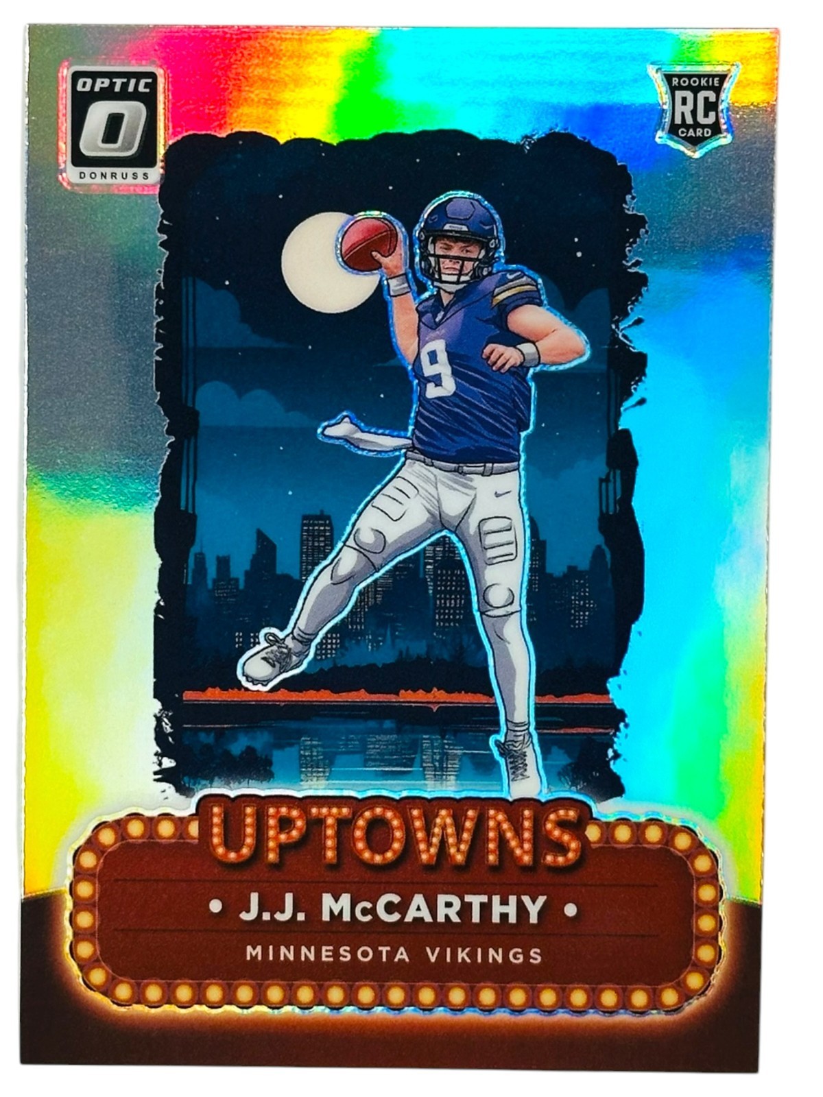 2024 Donruss Optic Uptowns JJ McCarthy RC SSP Case Hit