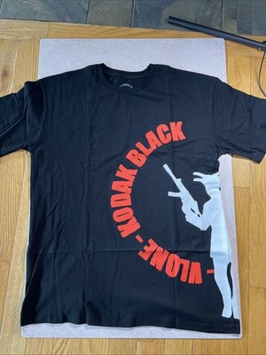 Vlone Kodak Black Men s XL Black And Red T Shirt
