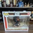 Funko Pop! Star Wars Phantom Menace Darth Maul on Bloodfin Speeder #705