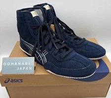 ASICS EX-EO Wrestling Boxing Shoes 1083A001 TWR900 New model Navy × Silver NEW