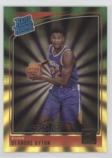 2018-19 Panini Donruss Rated Rookies Holo Green & Yellow Laser DeAndre Ayton 7sr