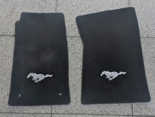Lloyd Mats Velourtex Mustang Pony Logo Black Front Floor Mats