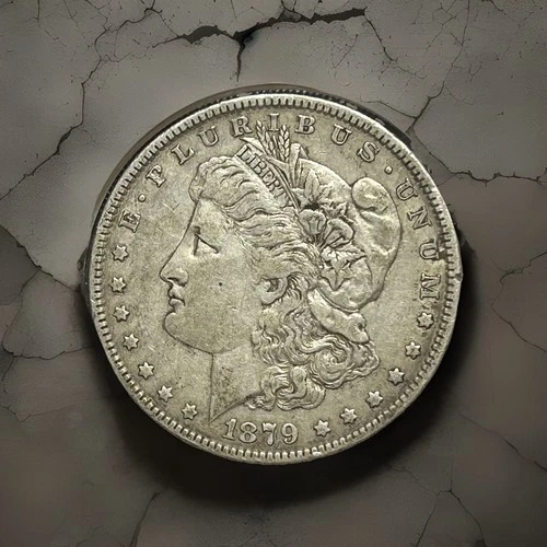 1879-P Morgan Silver Dollar - Choice Extremely Fine Sharp Detail Original Patina