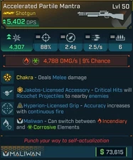 Borderlands 4 🌟 PARTILE MANTRA SHOTGUN 🌟 BLOOMREAPER 🌟JAKOBS FIRE/CORROSIVE🌟