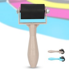 3.5cm Plastic Handle Printmaking Brayer Ink Painting Rubber Roller Art Stamping