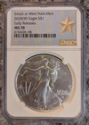 2024 (W) American Silver Eagle NGC MS70 ER West Point Star Label - Case Chips