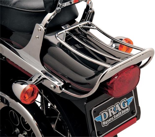 DS Bobtail Luggage Rack Chrome Harley FXDWG Wide Glide 2002-2005