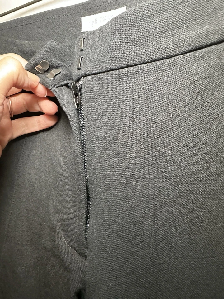 J. Jill первоклассный Bi-Stretch черный брюки лодыжки брюки женский размер 8 - Изображение 3 из 4