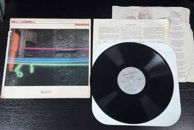Bill Laswell Lp Baselines (W Original Sleeve & Insert) On Elektra - Vg+/ G+