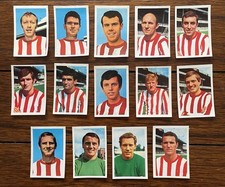 FKS 1968/69 Used Football Stickers Team Set - SOUTHAMPTON x 15