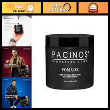 Flexible Hold Pomade for All Hair Types - Frizz Control High Shine - 4oz