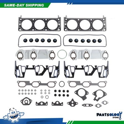 DNJ HGS3218 Cylinder Head Set For 96-03 Oldsmobile Chevrolet 3.1L-3.4L V6 OHV