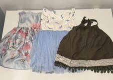 Girls 3 Pcs Dresses Size 12M 