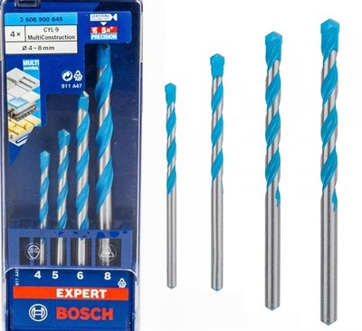 Bosch CYL-9 Mehrzweckbohrer-Set Ø 4/5/6/8 EXPERT MultiContruction