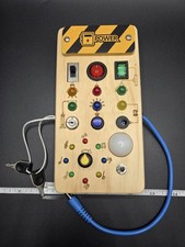 Busy Board with LED Light Switches Montessori Toys for 1 2 3 Years Old Toddle...