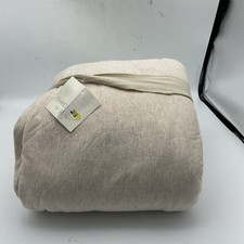 Threshold  King Jersey Duvet Set Oatmeal Heather