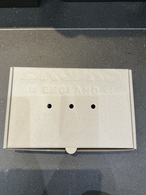 Brooks Saddle Authentic Box, Grey, BOX ONLY, Includes Packaging