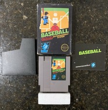 ⚾️ NES 1984 Baseball CIB - HANGTAG INTACT - Black Nintendo Seal, 5 Screw WORKS!
