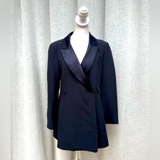 Moschino Couture navy blue tuxedo style blazer