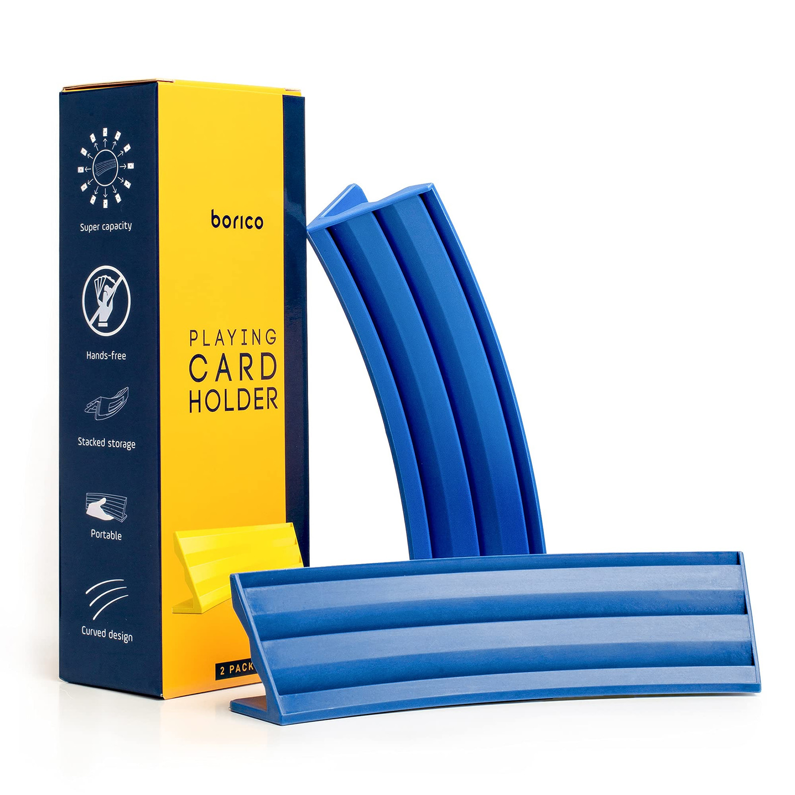 Card Holders for Playing Cards - 2 Pack Playing Card Holder for Kids and Adul...