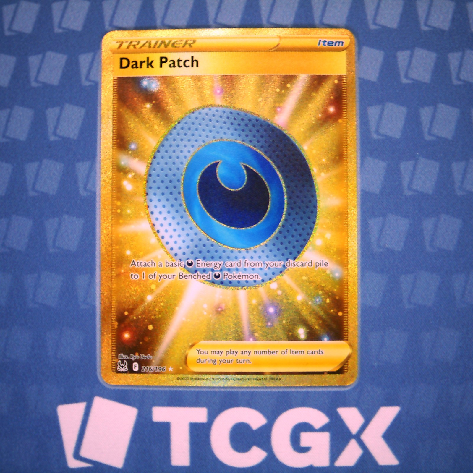 Pokemon - Dark Patch (Secret) - 216/196 - SWSH11: Lost Origin - Holo NM