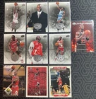 NBA Basketball x10 Card Lot Michael Jordan Lot Chicago Bulls North Carolina HOF