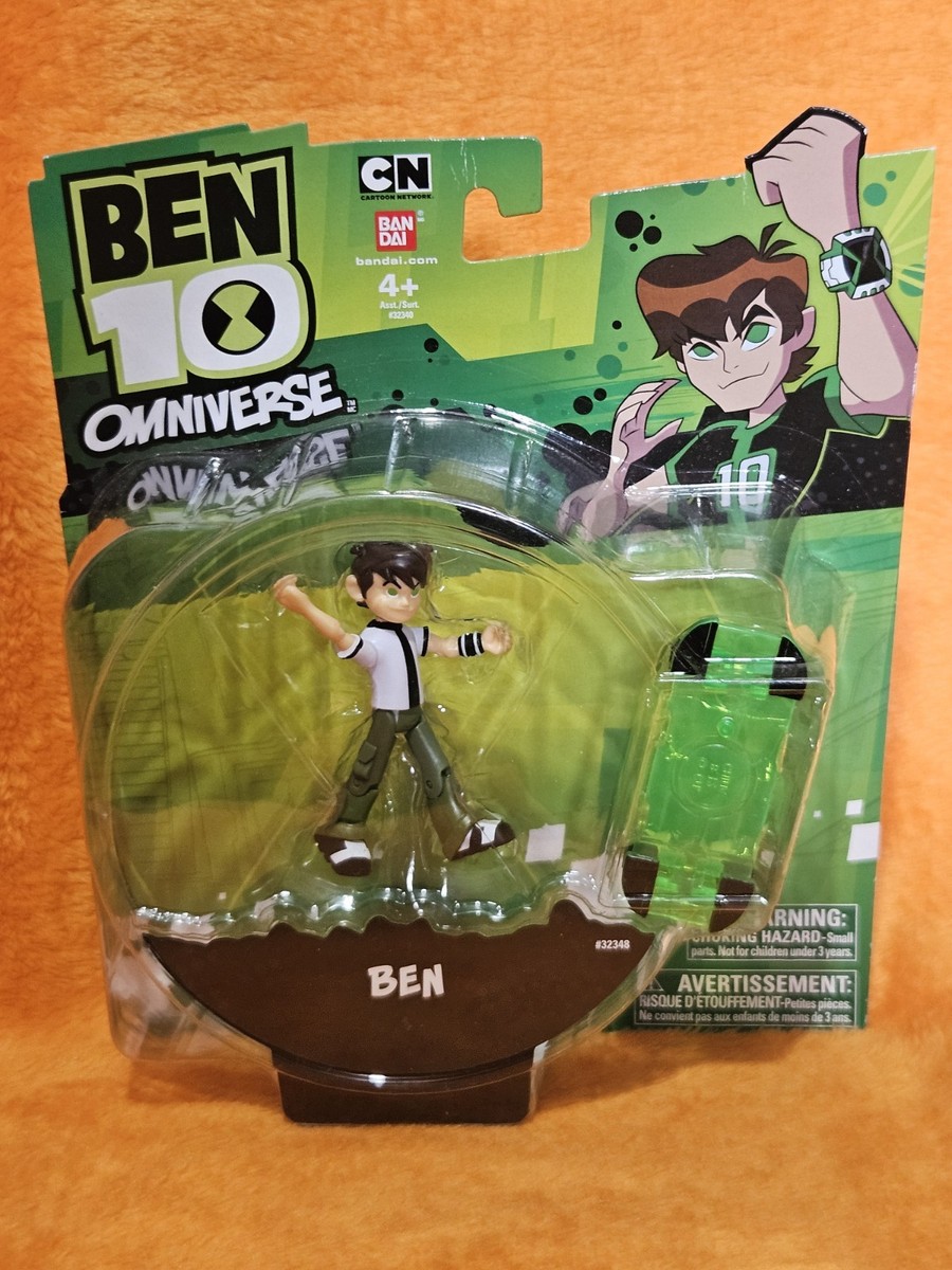 2012 Ben 10 Omniverse BEN Action Figure White Shirt + Green