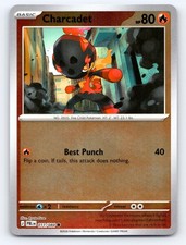 Charcadet 011/084 Common Pitch Black Pokemon Reverse Holo Lightly Played
