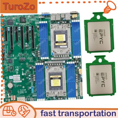 H12DSi-N6+AMD Supermicro EPYC 7642 x server motherboard combination Open box
