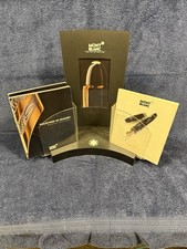 1990s Vintage Mont Blanc Point Of Sale Brochu...