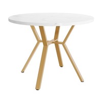 Sonnenh Couchtisch 100 X 100 X 75 Cm Weiß Mdf Wohnzimmer