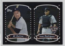 2005 All-Star FanFest Topps Al Kaline Ivan Rodriguez #9 HOF 7xm