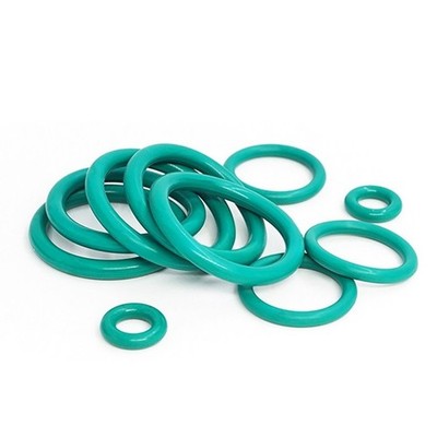 FKM O-Ringe Dichtring Dichtung Schnurstärke 5.7mm Außen 30-1000mm Gummiring Grün