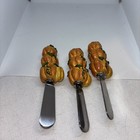 Lot of 3Vintage Holiday Season Pumpkin Spreaders